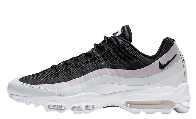 pink black and white air max 95