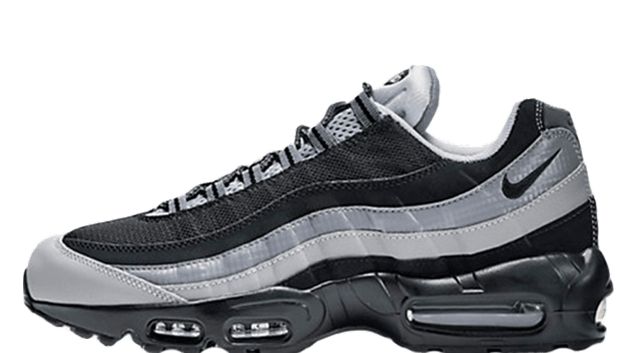 air max 95 black grey and white