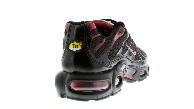 nike tuned 1 black and red