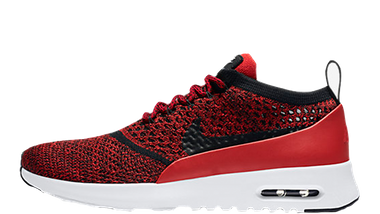 Nike Air Max Thea Flyknit Red Black Womens