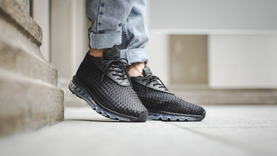 nike air woven boot black