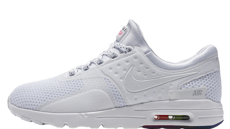 white nike air max zero womens