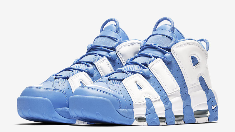 air uptempo blue and white