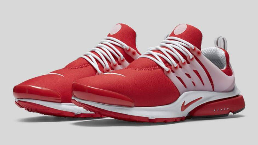 nike air presto red and white