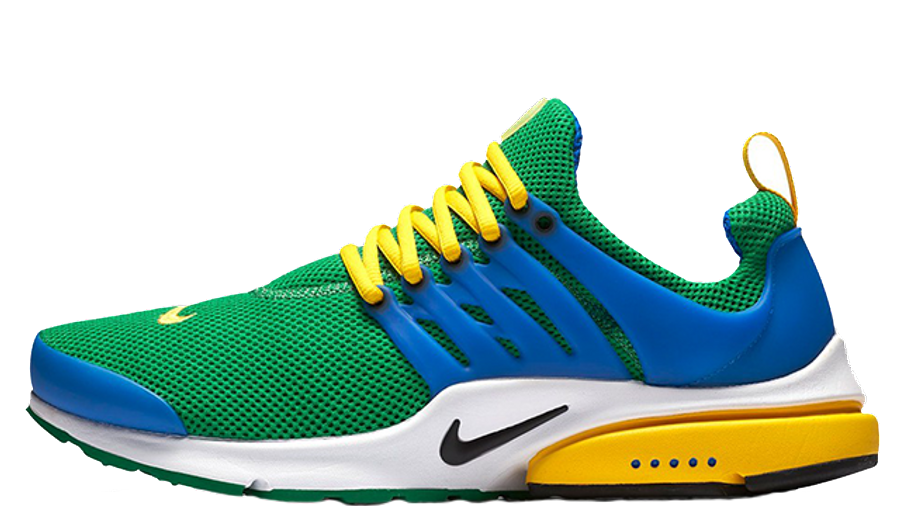Nike Air Presto Green Blue Yellow 