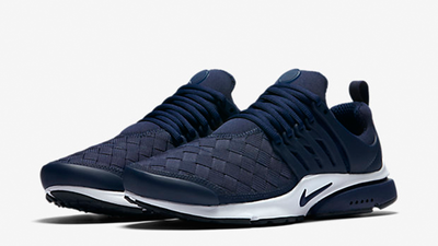 nike presto navy white