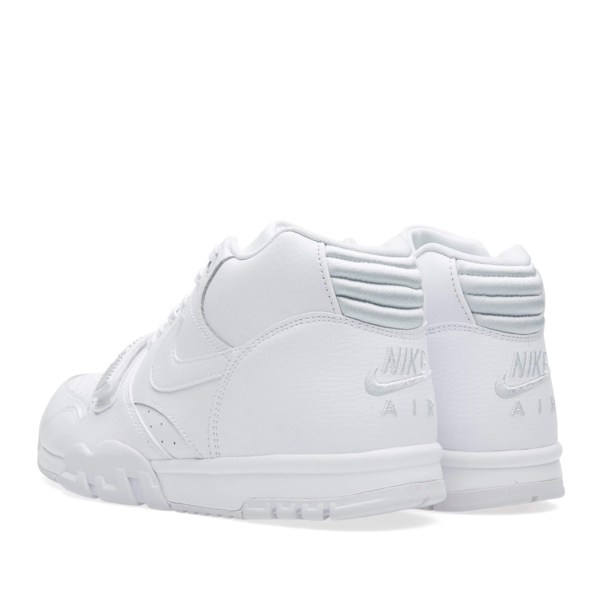 nike air white trainers