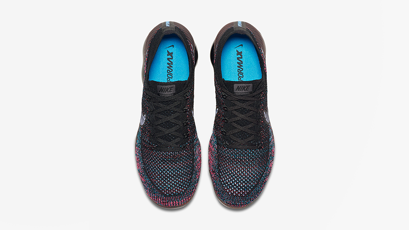 nike vapormax black pink blue