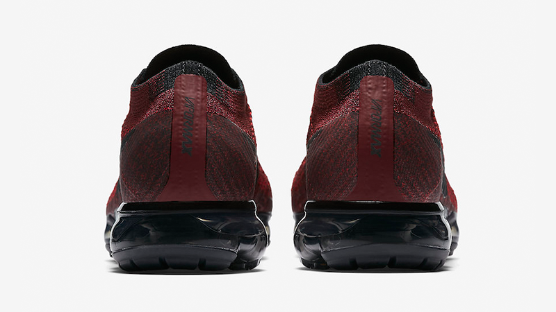 black and red vapormax