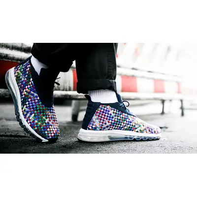 Nike wine Air Woven Boot Multicolor