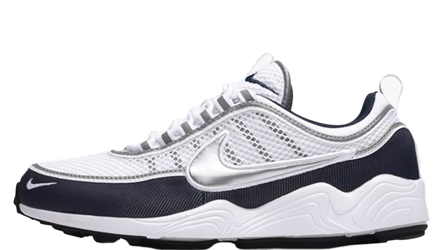 Nike men Air Zoom Spiridon 16 White Silver w900