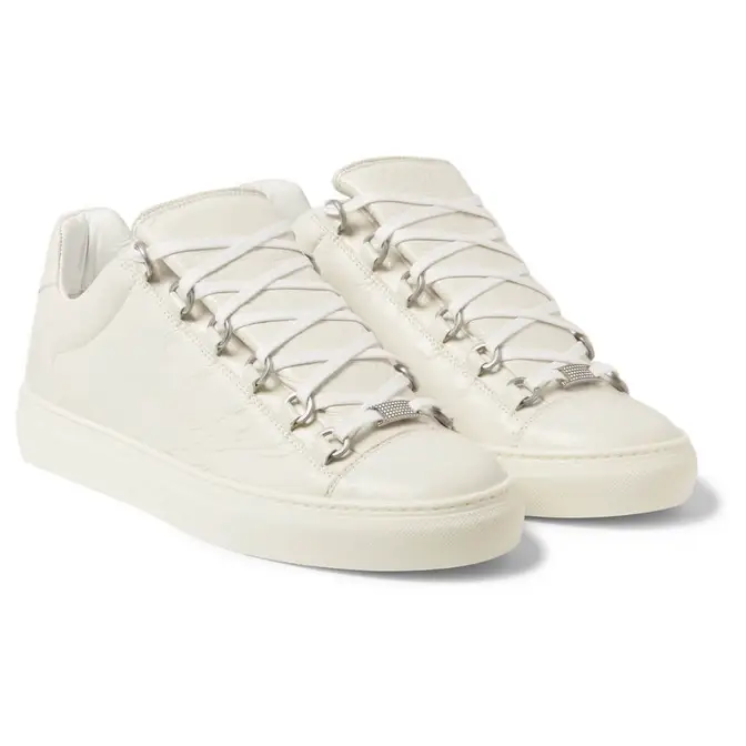 Balenciaga Arena Creased Leather Low White | Where To Buy | Sole Supplier