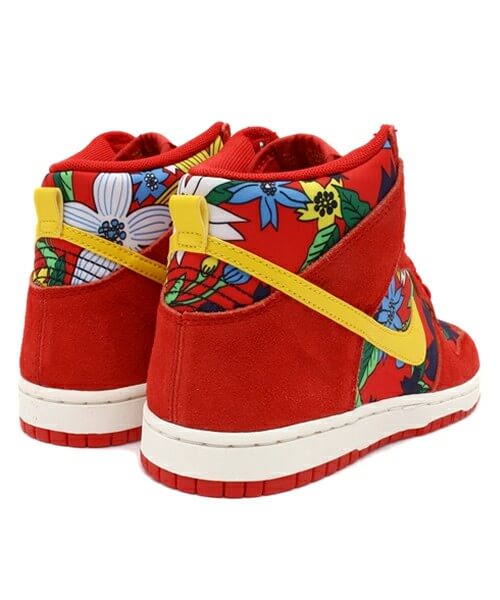 Nike Dunk Hi Skinny Print Aloha Pack Red