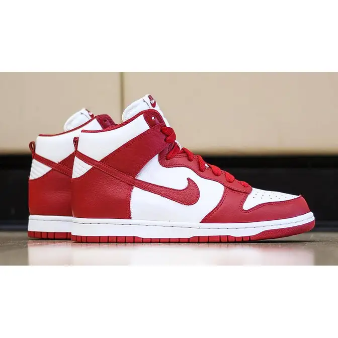 Nike Dunk High Be True To Your School Red 