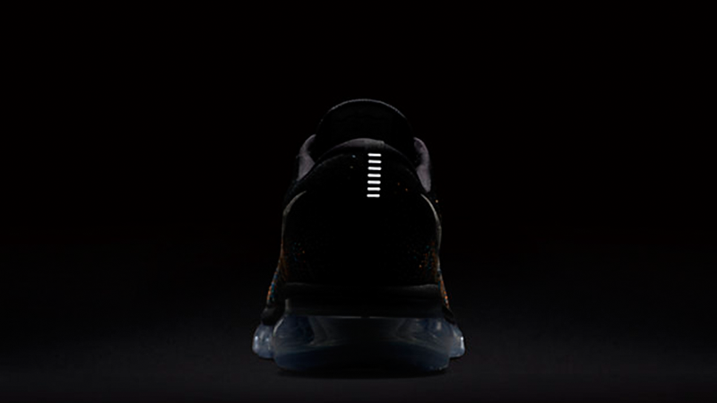 Nike Flyknit Air Max Black Fireberry