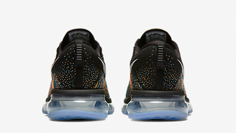 Nike Flyknit Air Max Black Fireberry