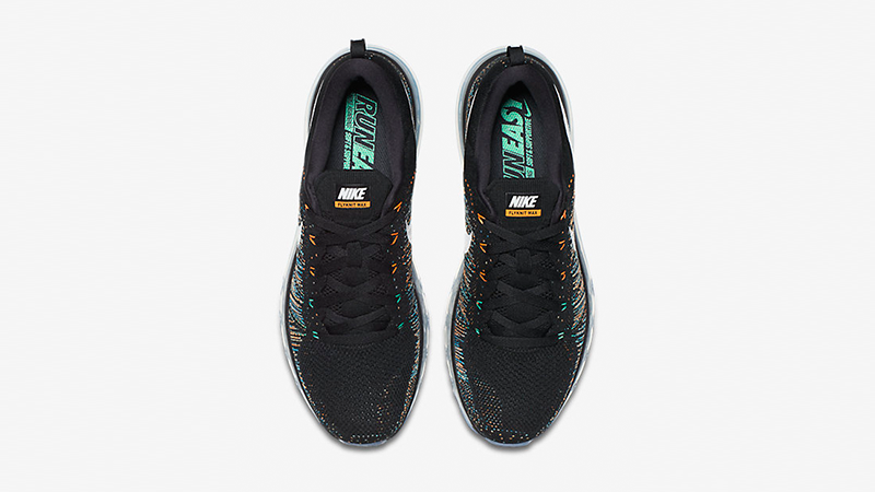 Nike Flyknit Air Max Black Fireberry