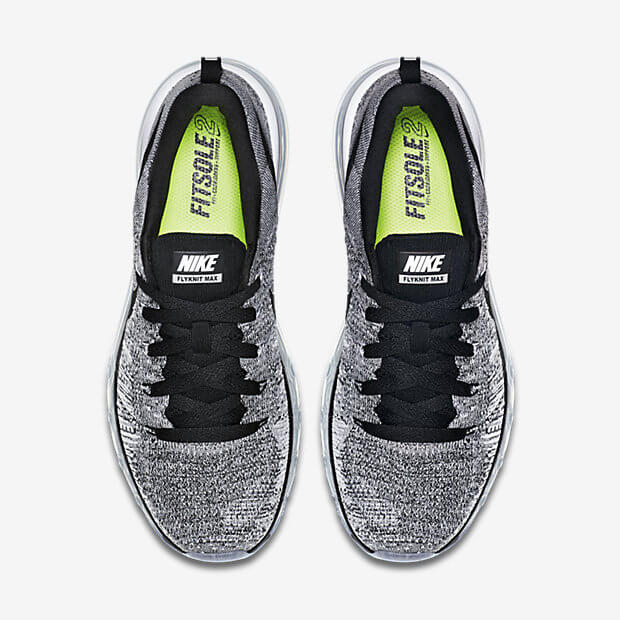 nike air max flyknit grey