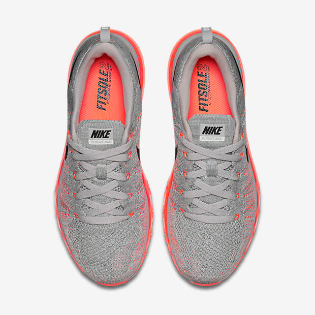 Nike Flyknit Air Max Ash Hyper Orange