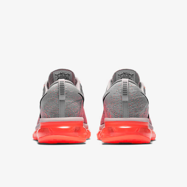 Nike Flyknit Air Max Ash Hyper Orange