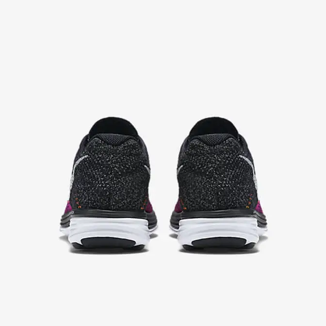 Nike flyknit lunar 3 black white pink hotsell