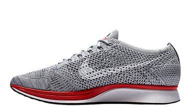 Nike Flyknit Racer Grey Red