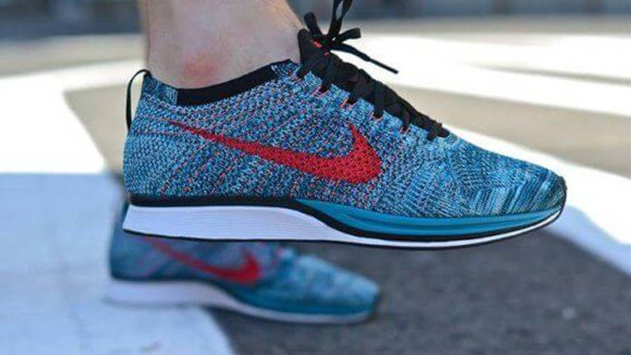 flyknit racer neo turquoise