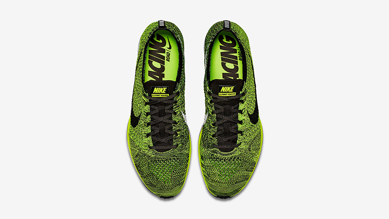 Nike Flyknit Racer Volt Black