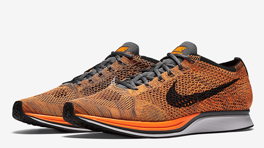 nike flyknit racer total orange