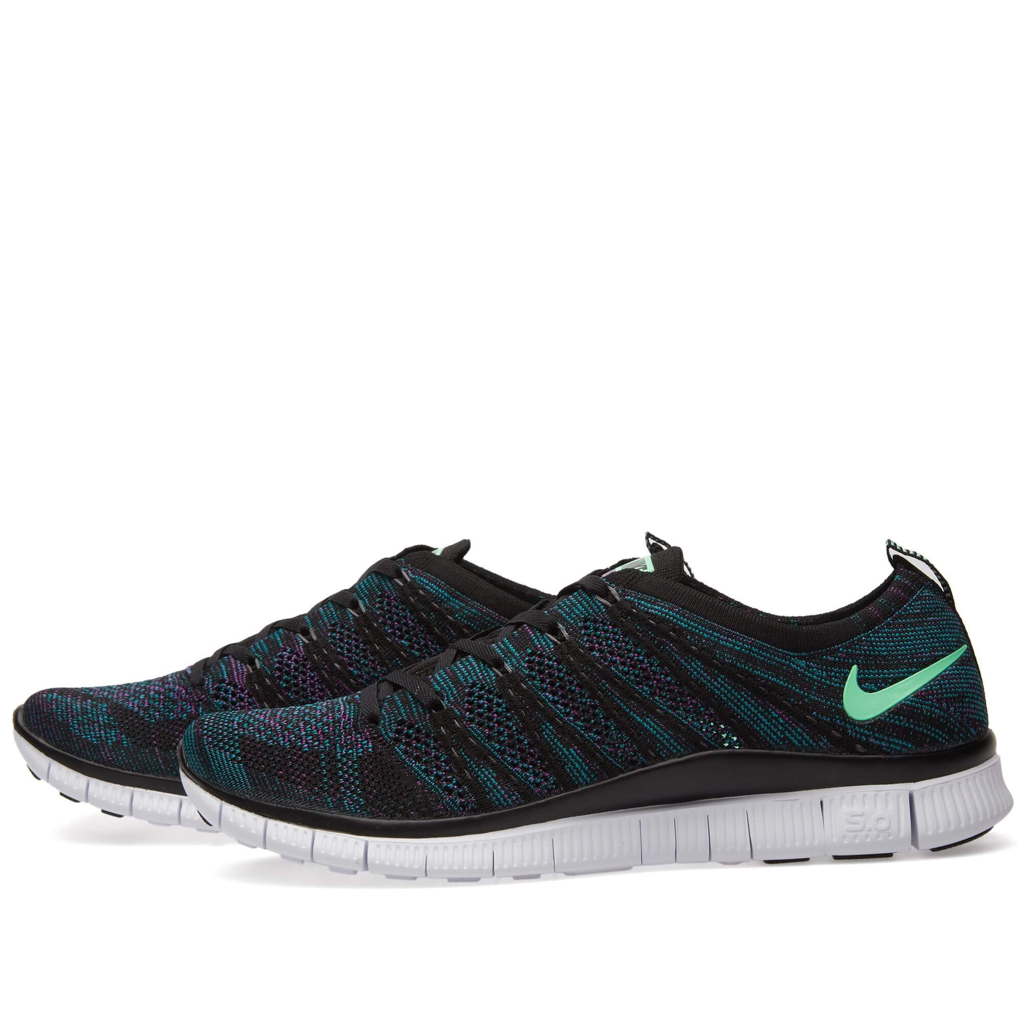nike free flyknit nsw green