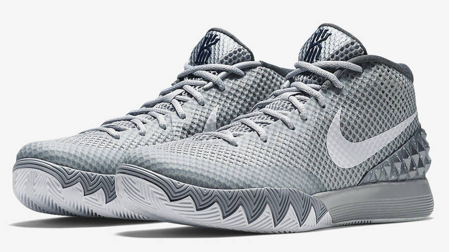 kyrie 1 black and white