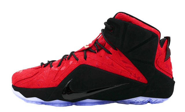 lebron 12 red paisley