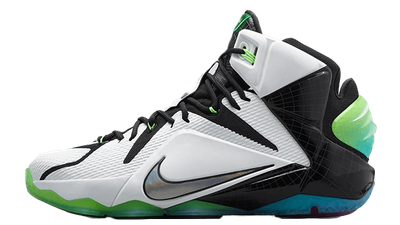 lebron 12 white and green