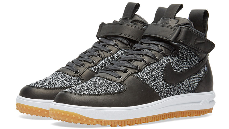 Nike Lunar Force 1 Flyknit Workboot Black White - Where To Buy 