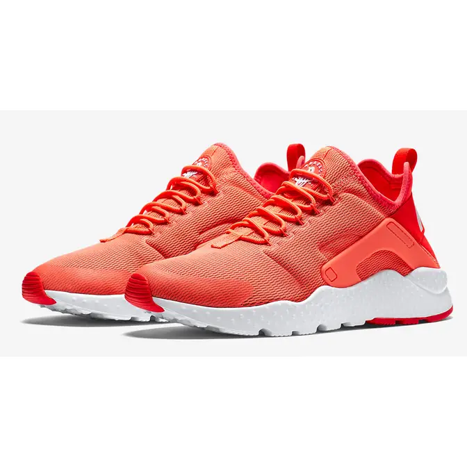 Nike air huarache run ultra bright store mango white