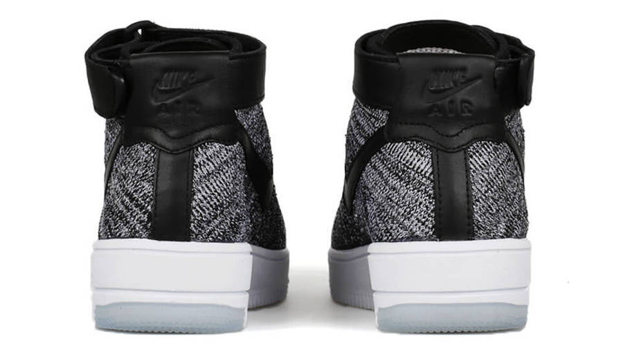 Nike Womens Flyknit Air Force 1 Black White | Where To Buy | 818018-001