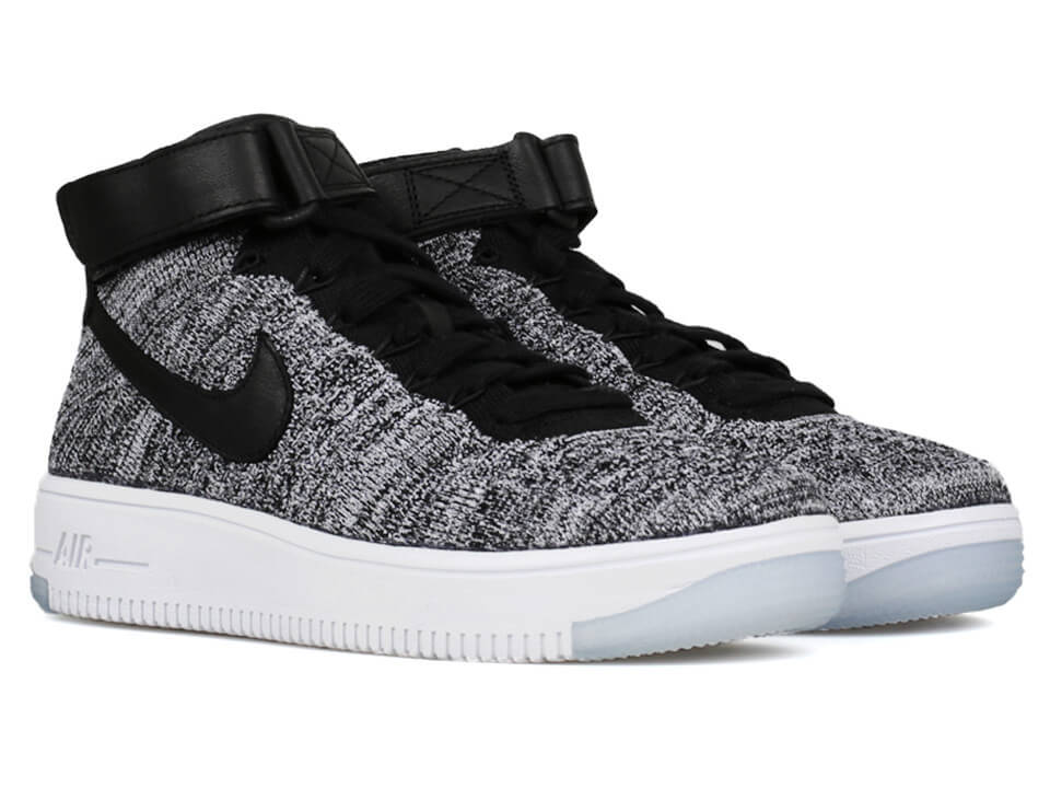 Nike Flyknit Air Force 1 Black White Where To Buy | | The Sole Supplier