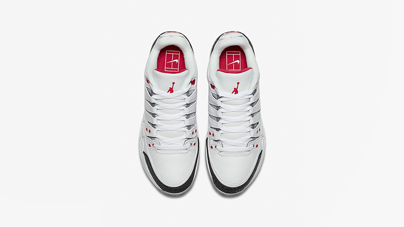 Nike Zoom Vapor Tour Jordan 3 Fire Red