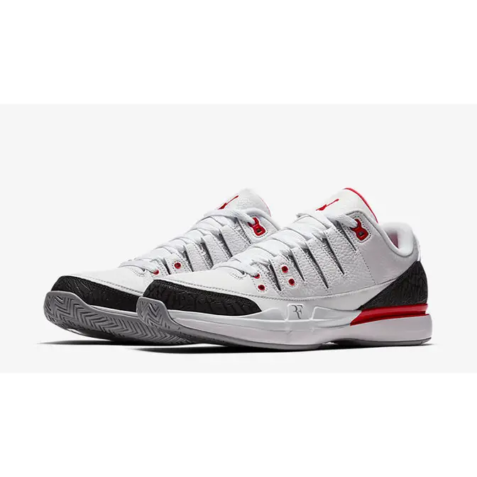 Nike zoom vapor air jordan 3 fire red sale