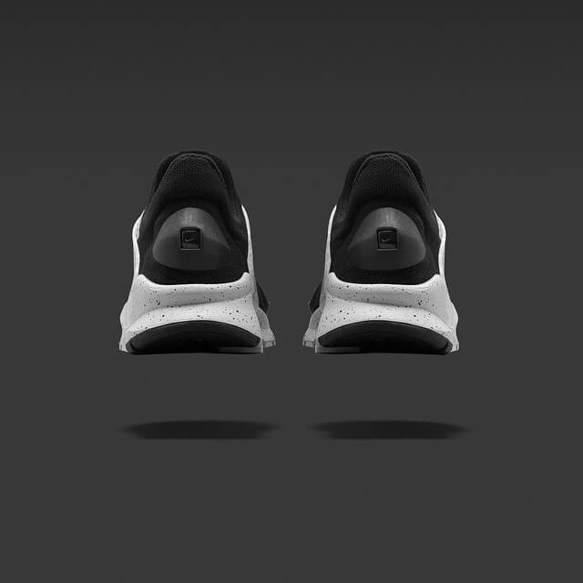 Nike x Fragment Sock Dart SP Black Oreo 