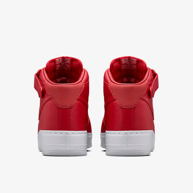air force 1 high id sneakers red