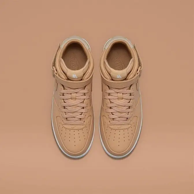 NikeLab Air Force 1 Mid Tan Where To Buy 819677 200 The Sole