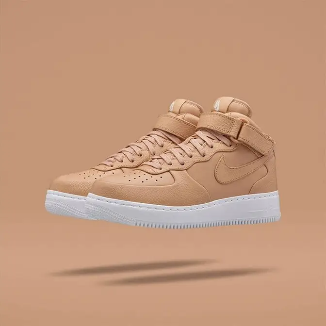 NikeLab Air Force 1 Mid Tan | Where To Buy | 819677-200 | The Sole