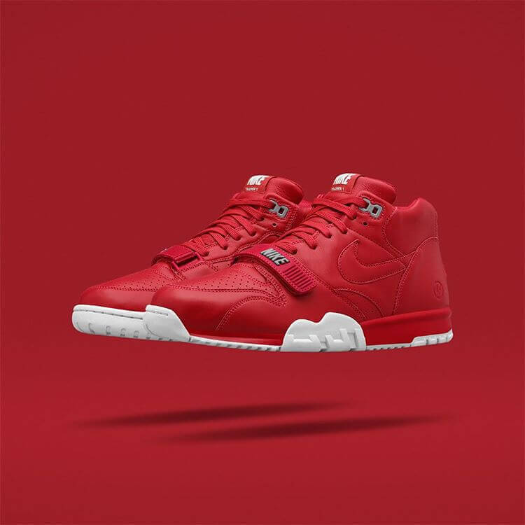 NikeLab Air Trainer 1 x Fragment Red