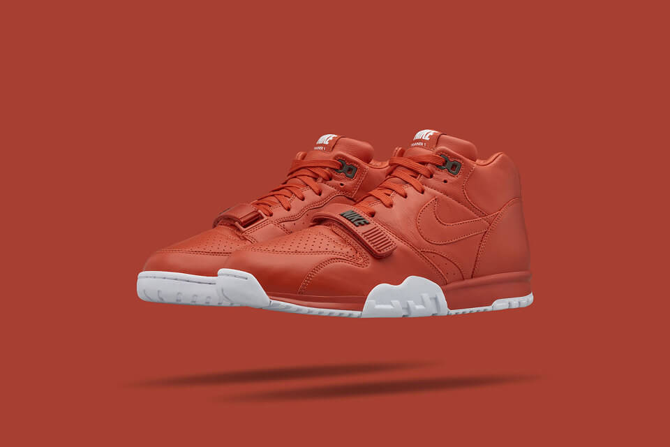 NikeLab x Fragment Air Trainer 1 Mid Rust