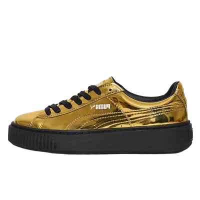 Puma platform shop gold