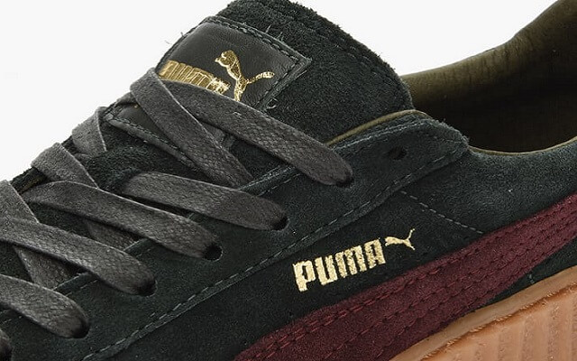 PUMA x Rihanna Basket Creepers Dark Green