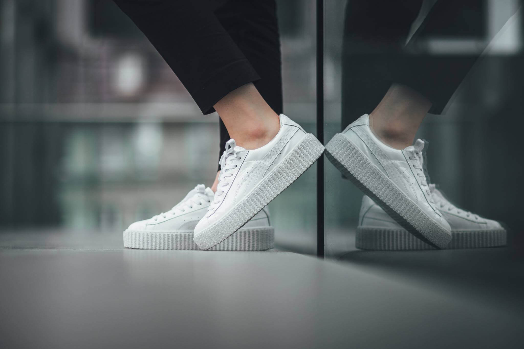 PUMA x Rihanna Basket Creepers White | Where To Buy | 362269-01 | The Sole  Supplier