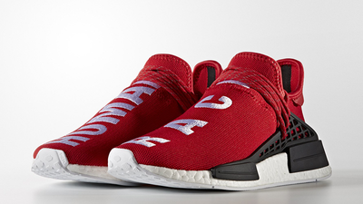 adidas human race shoes red