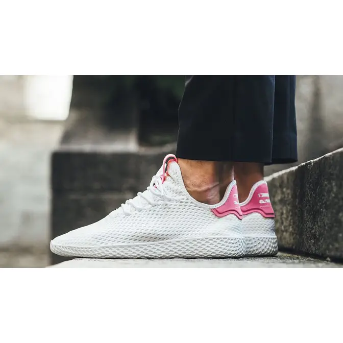 Pharrell x adidas Tennis HU White Pink | Where To Buy | BY8714 | The ...